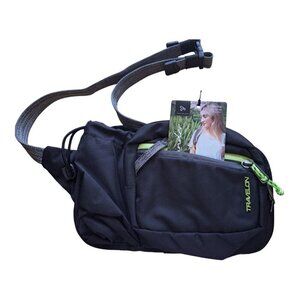 Travelon Black Purse Fanny Pack Bag Small Lock Zipper Adjustable to 28" New